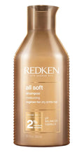 Redken All Soft Shampoo | For Dry / Brittle Hair | Provides Intense Softness and Shine | With Argan Oil | 10.1 Fl Oz (Pack of 1)